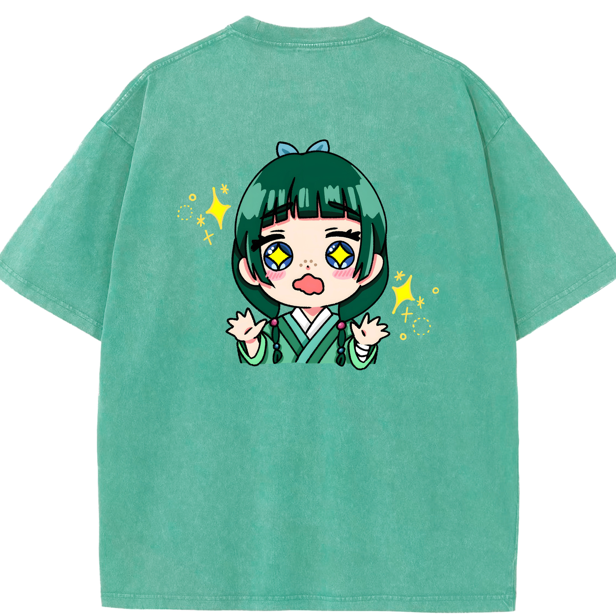 （画像用） 薬屋のひとりごと The Apothecary Diaries 綿100% ヴィンテージ風 半袖Tシャツ（背面プリント）